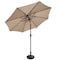 Villacera 9-Foot Outdoor Patio Umbrella with Base, Beige 83-OUT5442B - alternate 4